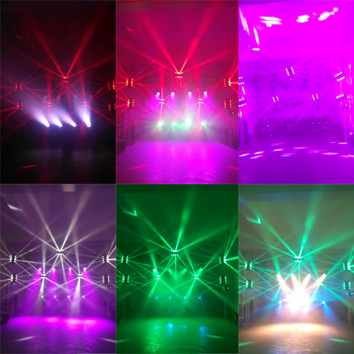 LED Spider 8 x 10w Moving Head (2-axis Full)